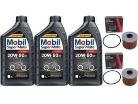 Kit 2 Troca Oleo E Filtro Twister, Falcon, Tornado, Cb300