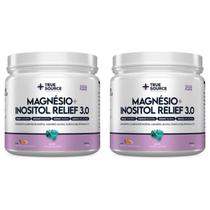 Kit 2 True Magnésio + Inositol Relief 3.0 Camomila E Lavanda