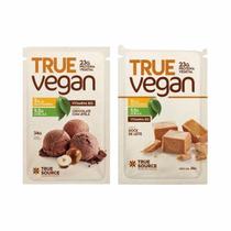 Kit 2 True Vegan Sachê: Doce De Leite, Chocolate Com Avelã