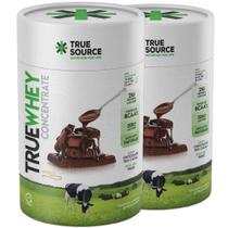Kit 2 True Whey Concentrado 70% Cacau 900g - True Source