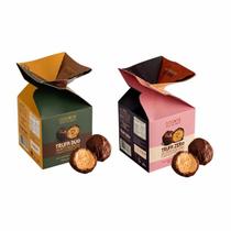 Kit 2 Trufas Cookoa: Ganhache Branco e Ganache Caramelo