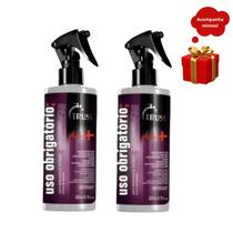 KIT 2 Truss Uso Obrigatório Plus+ 260ml Finalizador Reconstrutor KIT 2 Truss Uso Obrigatório Plus+ 260ml Finalizador Reconstrutor