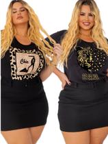 Kit 2 Tshirts Blusa Feminina Plus Size - Donaluu