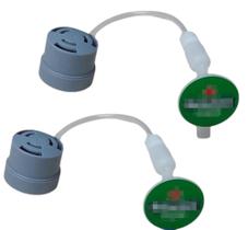 KIT 2 Tubo Chopeira Beertender Krups B-100 B-101 VB215854 B100 VB215855 B101 VB311E54 VB311E55