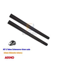Kit 2 Tubo Extensor de 43cm para Aspirador de Pó Arno Zelio - Comercial Plastic