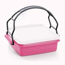 Kit 2 Tuppeer Pote 780ml Cores diversas com alça