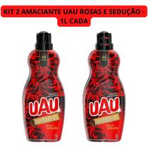 Kit 2 Uau Amaciante Concentrado Perfumes Rosas E Sedução Nfe - UAU INGLEZA