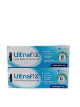 Kit 2 Ultrafix Creme Fixador De Dentaduras 40g União Química