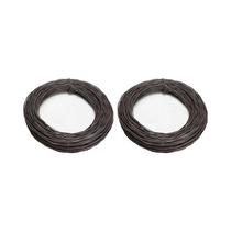 Kit 2 un arame queimado liso ajax 16 bwg rolo 1kg aprox.59m