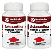 Kit 2 Un - Astaxantina 540Mg 60 Capsulas Nutrivitalle