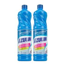 Kit 2 un azulim limpa ceramicas e azulejos lavanda 1l
