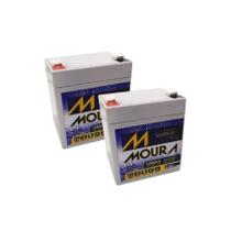 Kit 2 Un Baterias Seladas 12V 5ah Moura Vrla Agm - Nobreak Kit 2 Un Baterias Seladas 12V 5ah Moura Vrla Agm - Nobreak