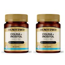 Kit 2 Un - Colina + Inositol 1000Mg 60 Caps Dr Botanico Kit 2 Un - Colina + Inositol 1000Mg 60 Caps Dr Botanico