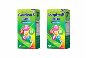 Kit 2 Un Complexo B Suplemento Alimentar Airela 50 Comprimidos