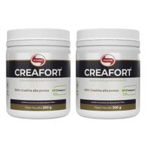 Kit 2 Un Creafort Creatina 100% Creapure 300g Vitafor