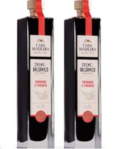 Kit 2 Un Creme de Balsâmico Gourmet Morango e Pimenta Casa Madeira 100 g Kit 2 Un Creme de Balsâmico Gourmet Morango e Pimenta Casa Madeira 100 g