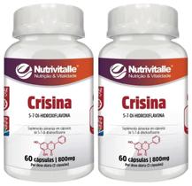 Kit 2 Un - Crisina 800Mg 60 Capsulas Nutrivitalle