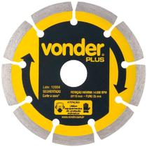 Kit 2 Un. Disco Diamantado 20x110mm Segmentado Plus Vonder