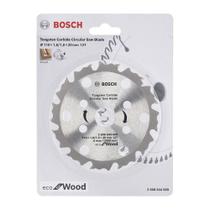 Kit 2 Un Disco Serra Eco For Wood 12 Dentes 20 x 110mm Bosch