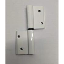 Kit 2 Un. Dobradiça Alumínio Branco C/ 2 Abas Porta e Janela Kit 2 Un. Dobradiça Alumínio Branco C/ 2 Abas Porta e Janela