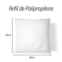 Kit 2 Un Enchimento Almofada Refil Polipropileno 45 X 45Cm - Rafaloro Enxovais