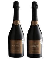 Kit 2 Un Espumante Amitié Cuvee Brut 750 ml