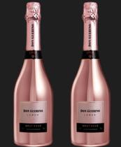Kit 2 Un Espumante Don Guerino Lumen Brut Rosé 750 ml