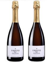 Kit 2 Un Espumante Fausto de Pizzato Brut 750 ml