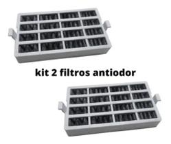 Kit 2 un Filtro Anti odor Antibacteria Refrigerador Crm Bem Estar Branco