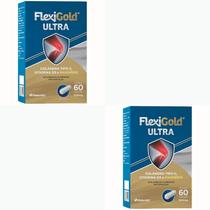 Kit 2 Un Flexigold Ultra 60 Caps 500mg Colágeno Tipo 2 - Herbamed