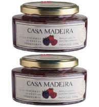 Kit 2 Un Geleia de Frutas Vermelhas Casa Madeira 240 g Kit 2 Un Geleia de Frutas Vermelhas Casa Madeira 240 g