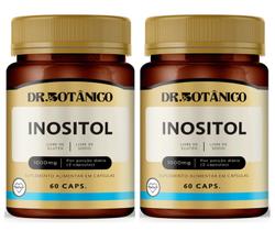 Kit 2 Un - Inositol 1000Mg 60 Capsulas - Dr. Botanico
