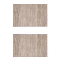 Kit 2 Un Jogo Americano Requinte 30x45cm Bege - Jolitex