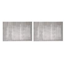 Kit 2 Un Jogo Americano Requinte 30x45cm Grafite - Jolitex Kit 2 Un Jogo Americano Requinte 30x45cm Grafite - Jolitex