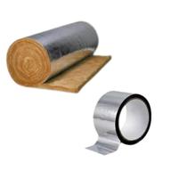 Kit 2 Un Lã de Vidro Aluminizada 1000x45x25 mm + 3 Un Fitas Metalizadas