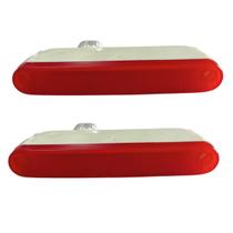 Kit 2 un lanterna vigia led traseira ônibus busscar 2018 biv