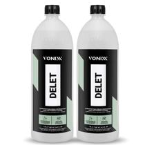 Kit 2 Un Limpador De Pneus E Borrachas Vonixx Delet 1,5L Efeito Imediato