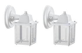 Kit 2 Un Luminária Arandela Externo Colonial Branco Alz19