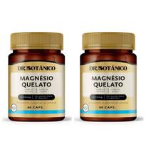 Kit 2 Un - Magnesio Quelato 1000Mg 60 Capsulas Dr Botanico