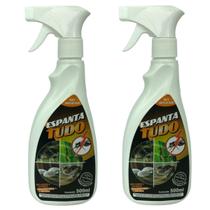 Kit 2 un óleo espanta tudo 500ml natural orgânico spray borrifável contra ratos morcegos desaloja insetos e pragas