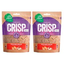 kit 2 Un. Petisco Snack Natural Crisp Para Cães Chips de Frango e Batata Doce 100g