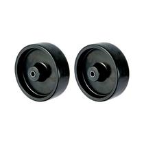 Kit 2 un roda 312 pol ipropileno 3 pol 60kg p/ rodízio Kit 2 un roda 312 pol ipropileno 3 pol 60kg p/ rodízio