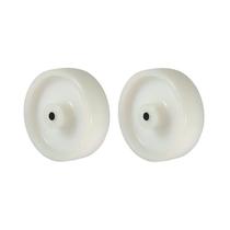 Kit 2 un roda 412 nylon 4 pol 90kg p/ rodízio