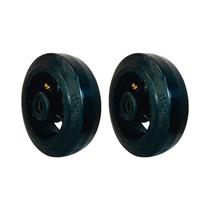 Kit 2 un roda borracha moldada 6 pol 220kg p/ rodízio