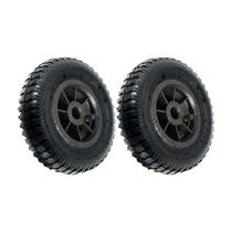 Kit 2 un roda pneum ajax 2.50-4 4l plástico furo passan.20mm