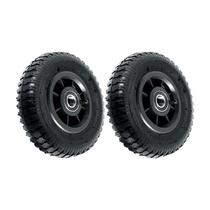 Kit 2 un roda pneum ajax 2.50-4 4l plástico rol 20mm 3/4