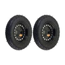 Kit 2 un roda pneum. ajax 3.50-8 - 2l - furo pass. 1" Kit 2 un roda pneum. ajax 3.50-8 - 2l - furo pass. 1"