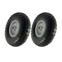 Kit 2 un roda pneum. ajax cargo 3.50-4 - 4l aro alum. 7/8"