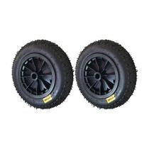 Kit 2 un roda pneumática 3.25-8 2 lonas 1 pol aro plastico Kit 2 un roda pneumática 3.25-8 2 lonas 1 pol aro plastico