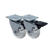 Kit 2 un roda rodízio giratório freio gel 2 pol 50mm móveis Kit 2 un roda rodízio giratório freio gel 2 pol 50mm móveis